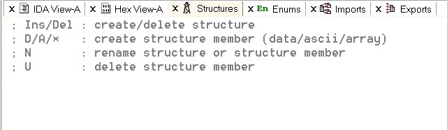 Отсутствие структур в IdaPro 5.6 для программы write.exe